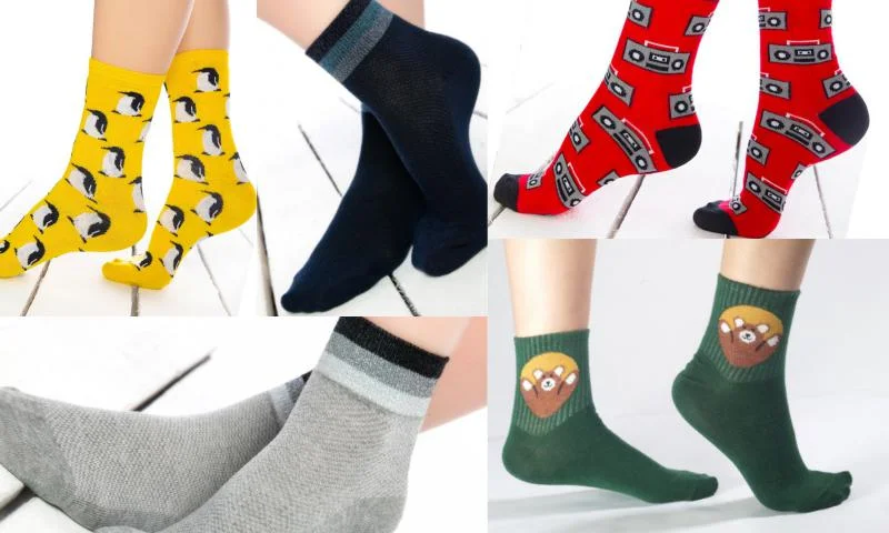 Renkli Soket Çoraplarda Eğlenceli Seçimler